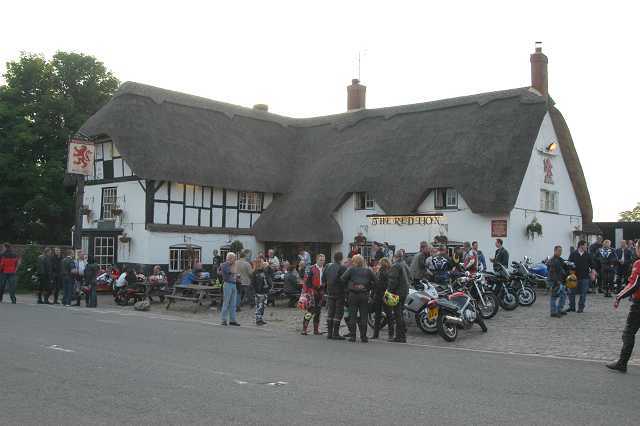 The Welcoming Party<br>at the Red Lion<br>in Avebury