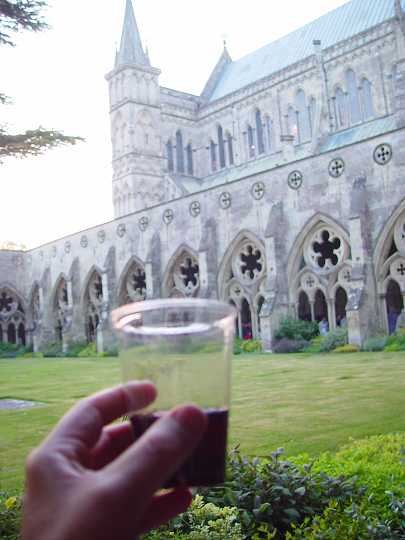 Drinking in church