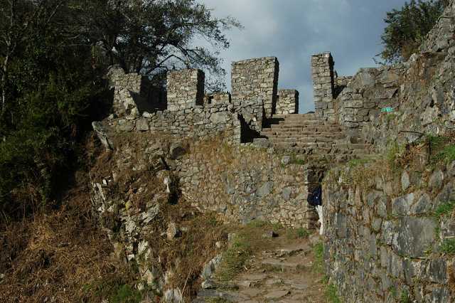 Sun Gate<br>from Inca Trail