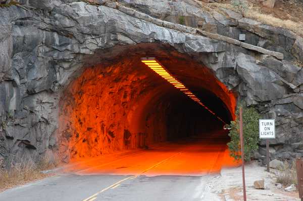 Highway 41 Tunnel<br>going into Yosemite