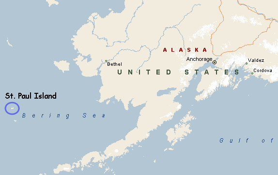 St. Paul Island, the Pribilofs, Alaska by David Cary  - Out in the middle of the Bering Sea!